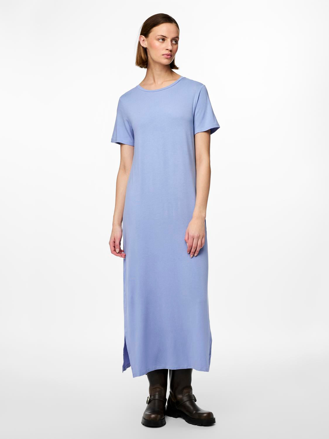 PCSOFIA Long Dress - Hydrangea